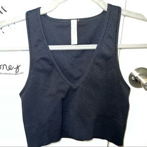 Aurora Crop Rib Tank